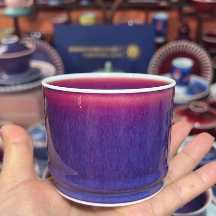 瓷片景德镇品艺轩郎紫