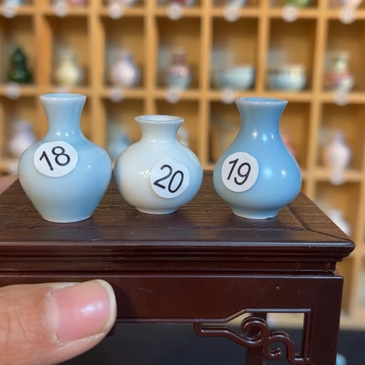 摆件魔*君微陶老王迷你花瓶