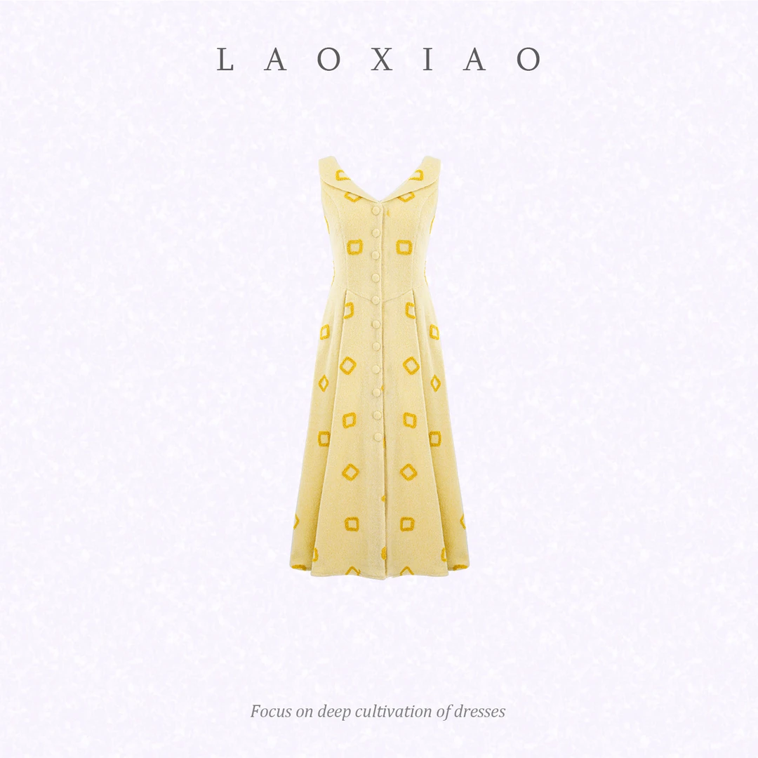 『布拉安妮』法式原创轻奢小个子气质毛呢显瘦秋冬连衣裙417