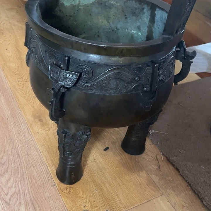 铜中古工艺品摆件