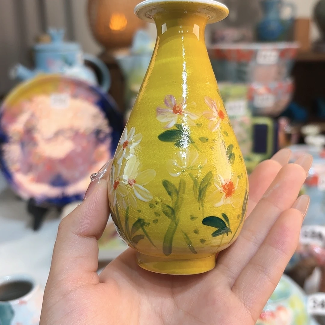 景德镇手绘高温釉下彩陶瓷茶具