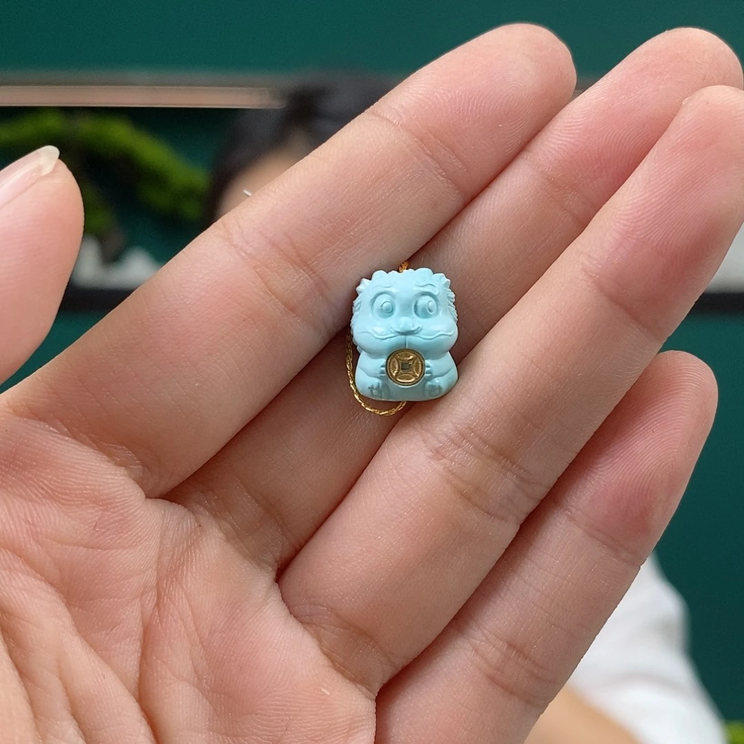 未镶嵌绿松石珠宝奇石