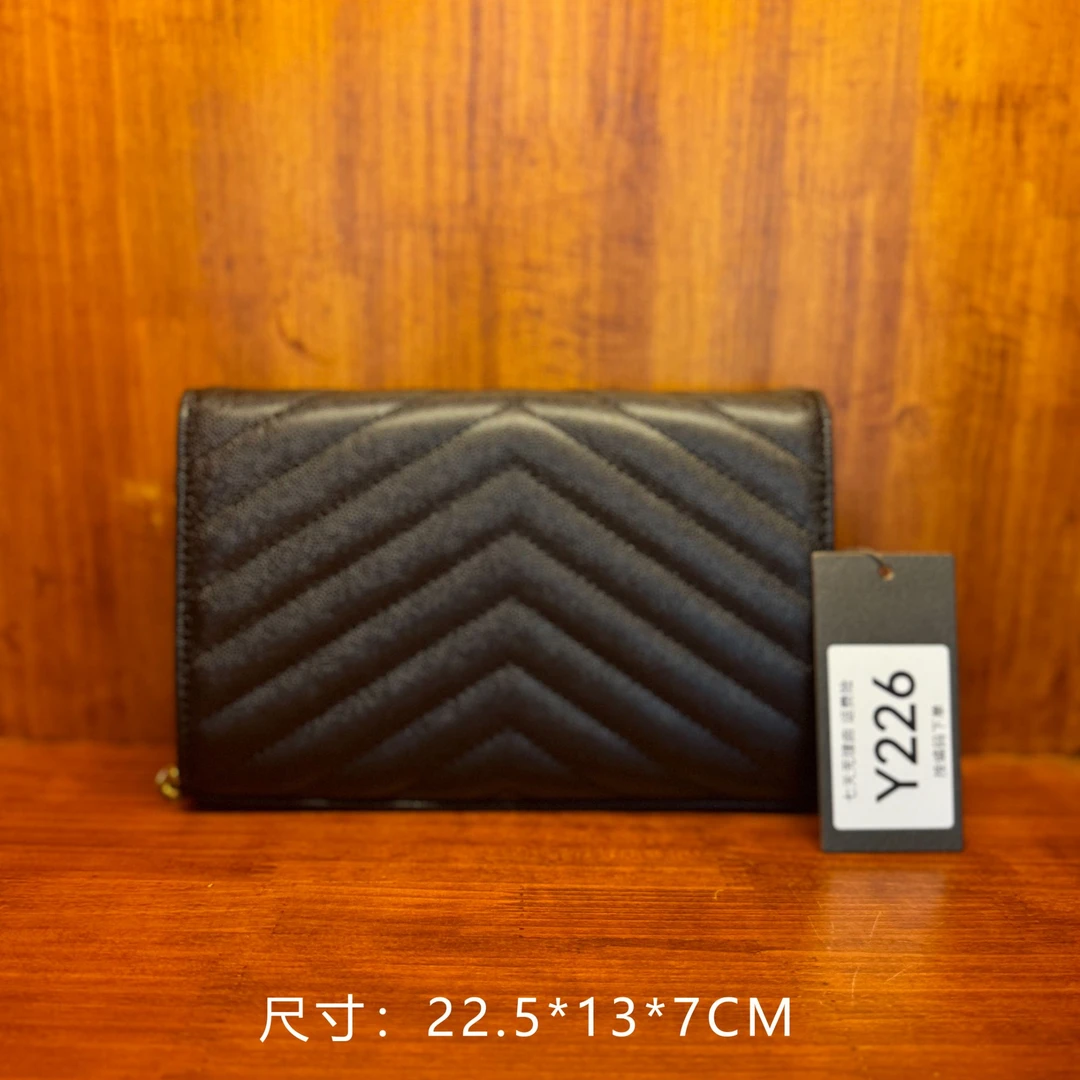 【Y226】按编号拍（尺寸:22.5*13*7CM）新款女包黑色