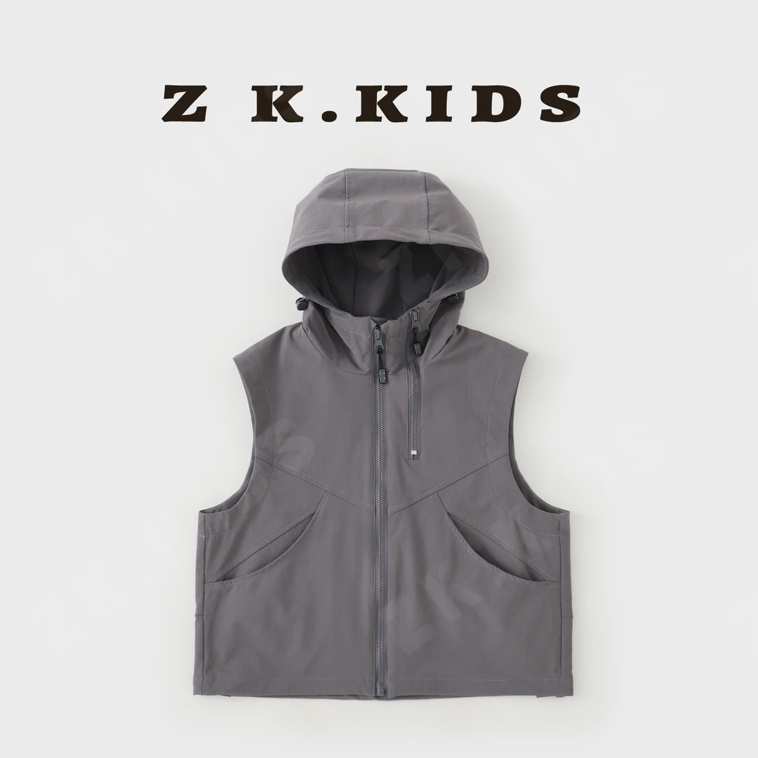 【Z＆K】春秋男童韩版时尚休闲百搭运动休闲户外外套马甲ZK-3221210