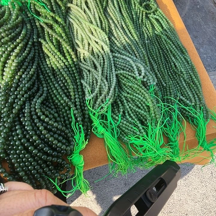 和田玉（碧玉）手链未镶嵌碧玉108.拍一发其一，多样性发货