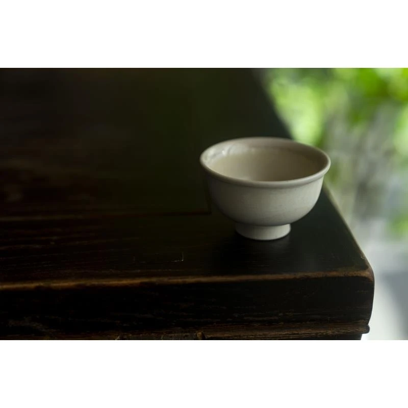 谢加阔  玉白中号压手杯