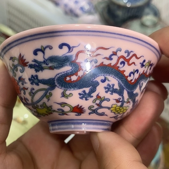 摆件景德镇陶瓷主人杯1344