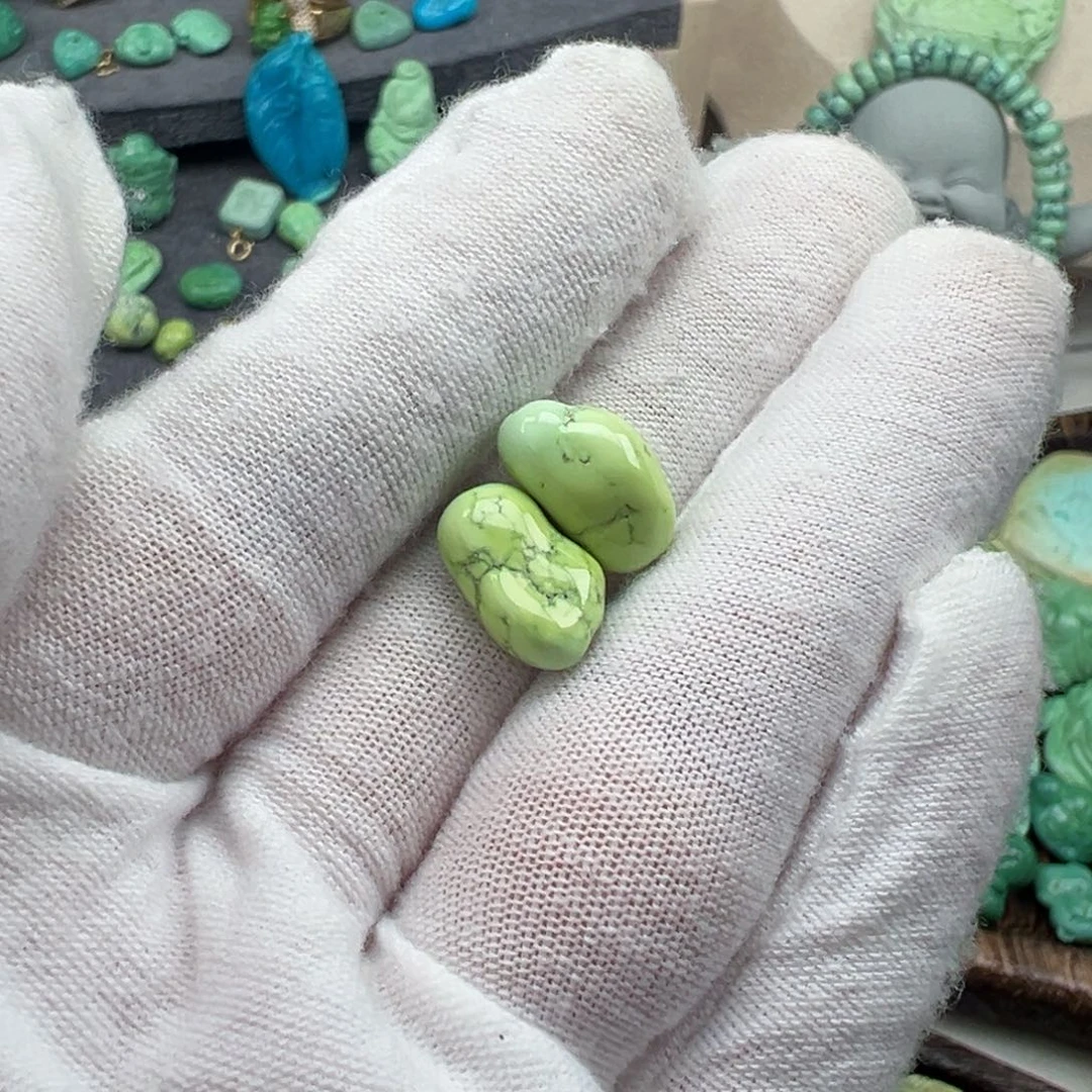 绿松石菜籽黄绿松石z未镶嵌
