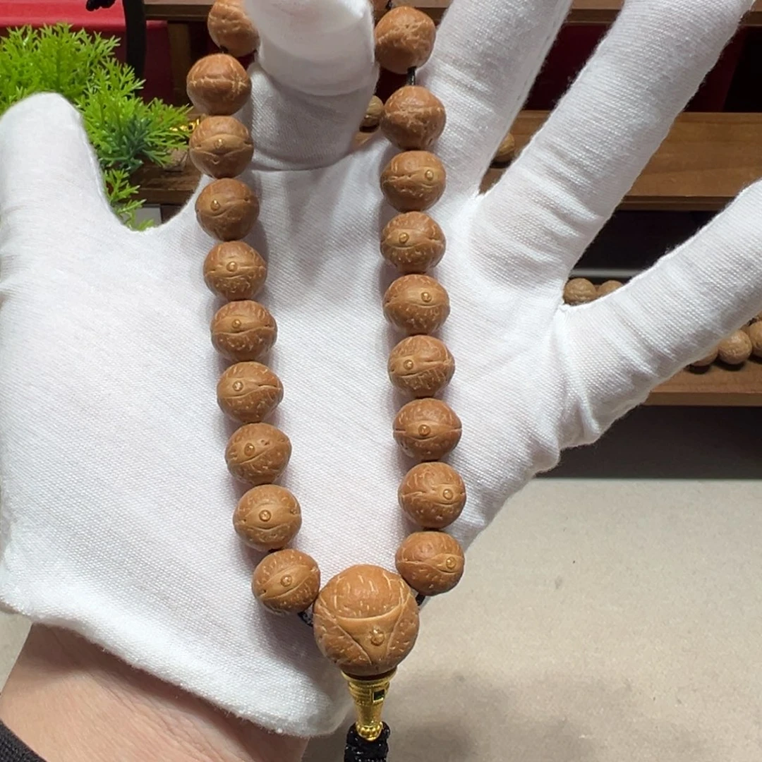 凤眼菩提手串12mm实心籽精挑单圈