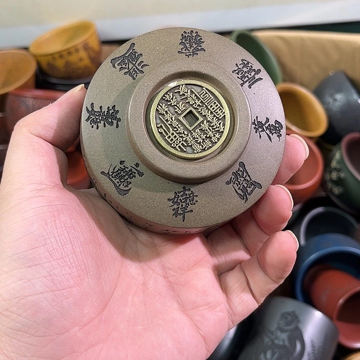 茶杯紫砂全手工紫砂主人杯