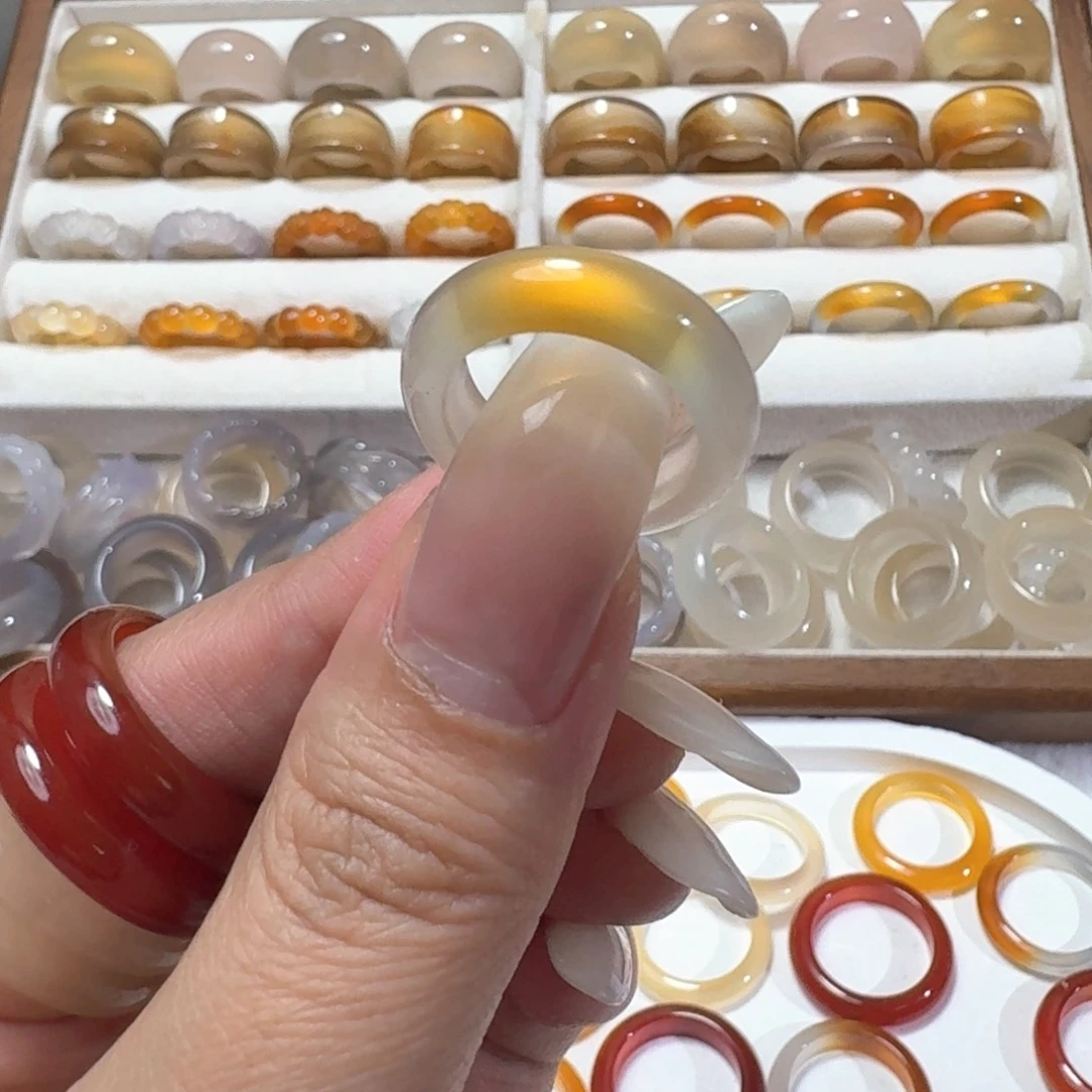 合金戒指玛瑙/玉髓276港11