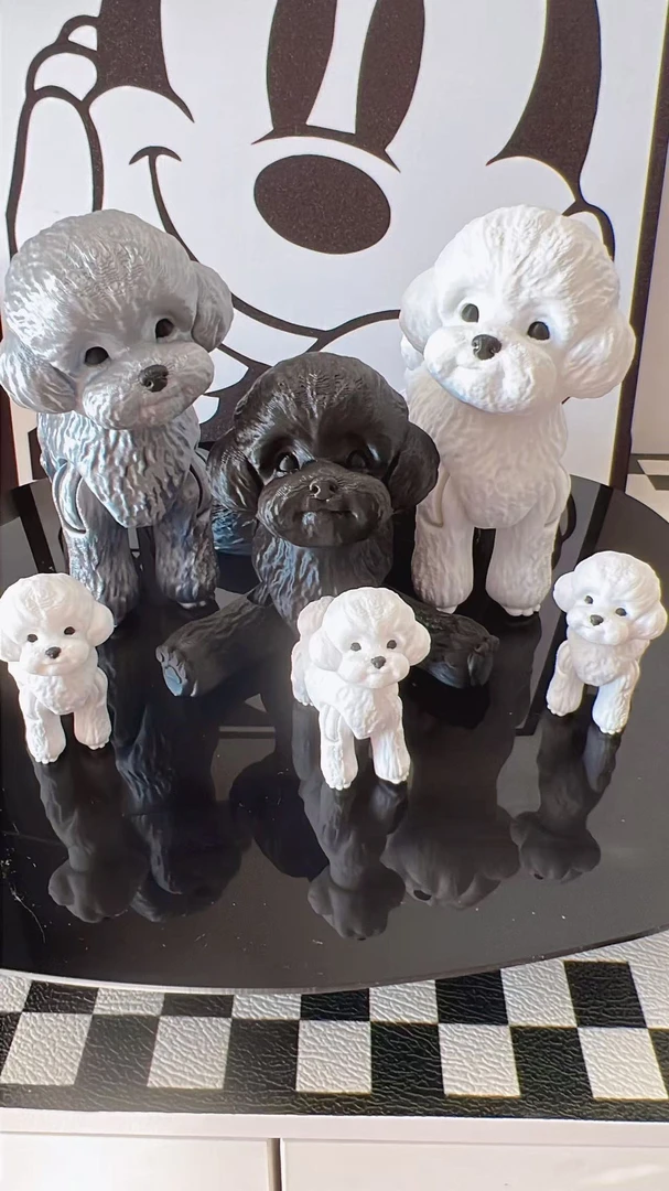 3D 打印全身可动乖巧可爱贵宾犬