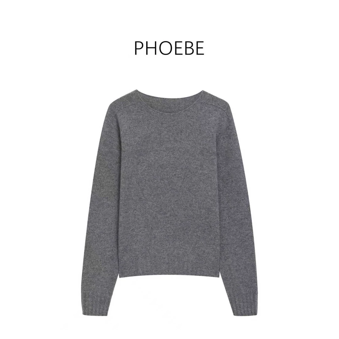 【小幸福】PHOEBE叶姐 秋冬保暖长袖休闲百搭针织上衣H5100484C