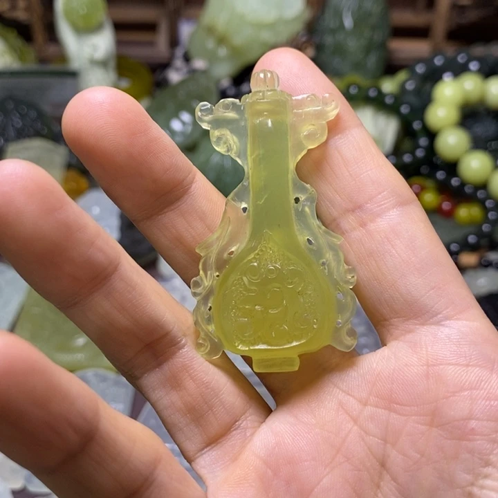 岫玉未镶嵌岫玉挂件