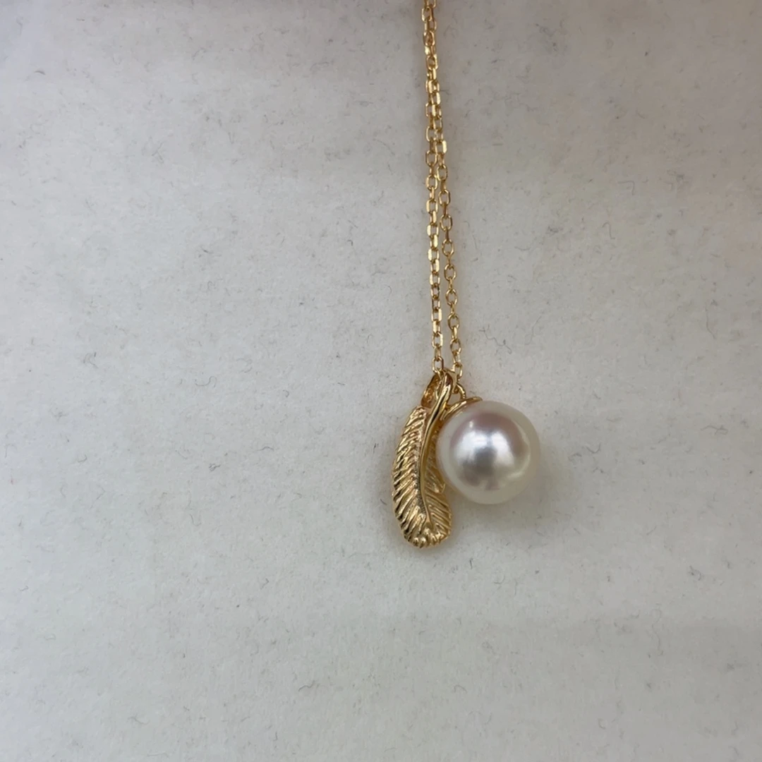 颈饰海水珍珠银S925镶嵌