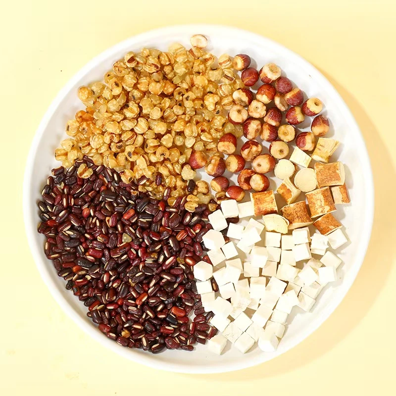 赤小豆茯苓薏仁熟湿熬夜身材虚胖茶