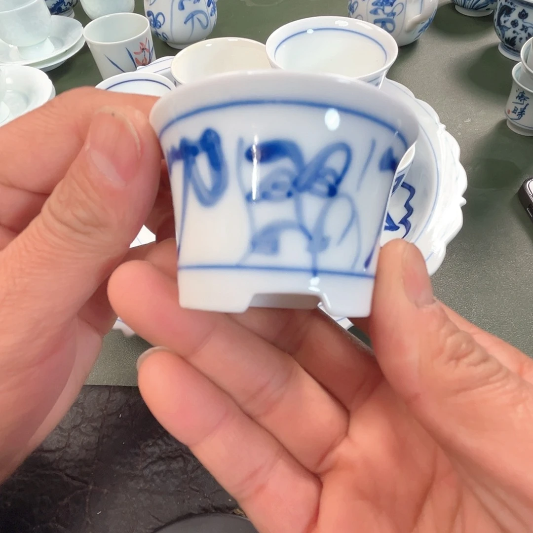 杯青花瓷器青花瓷器