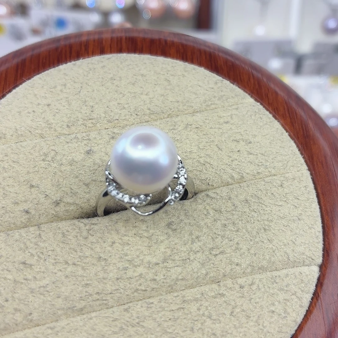 戒指淡水珍珠合金