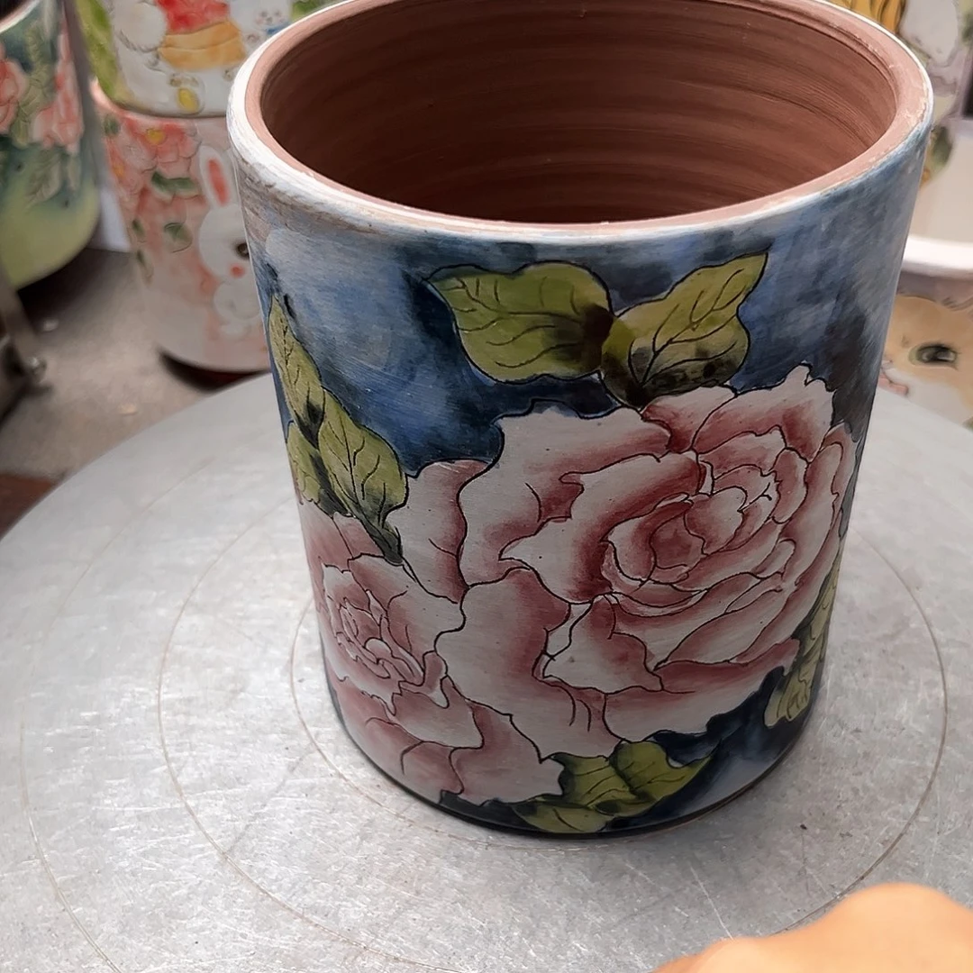 紫砂花盆花卉福利