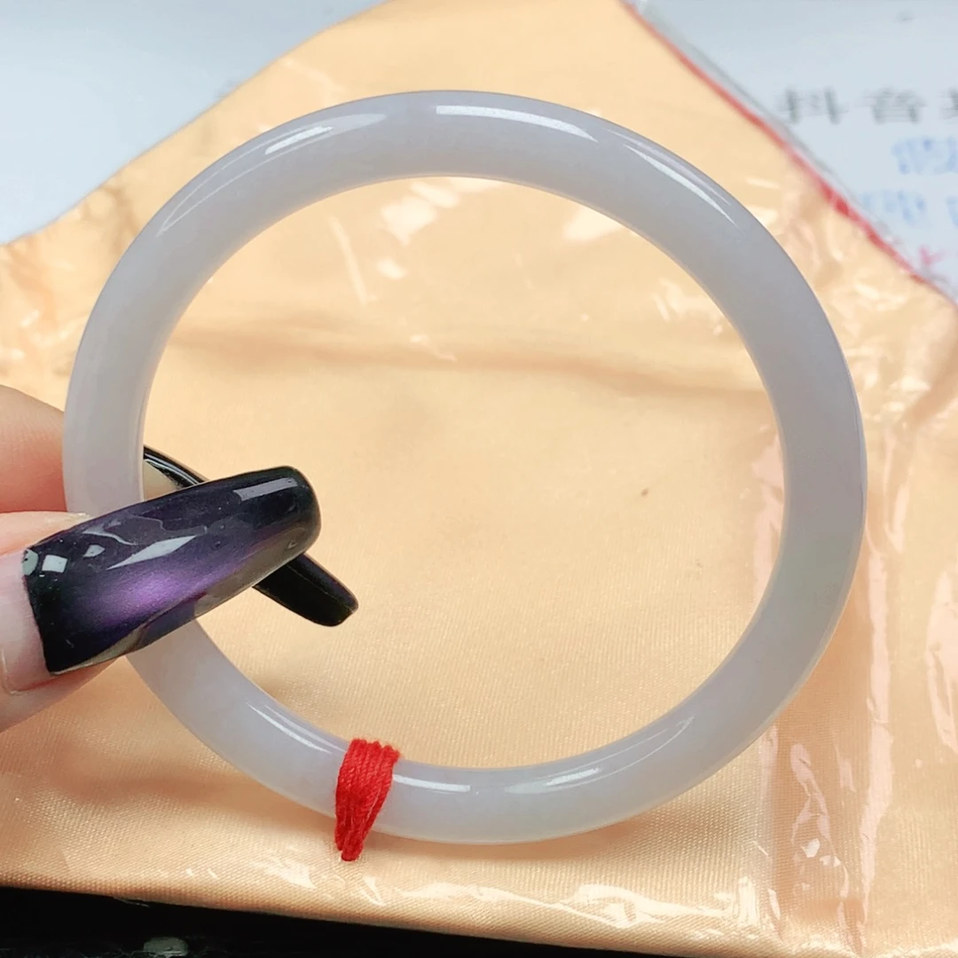 未镶嵌手镯翡翠翡翠55.8粉嫩细叮当