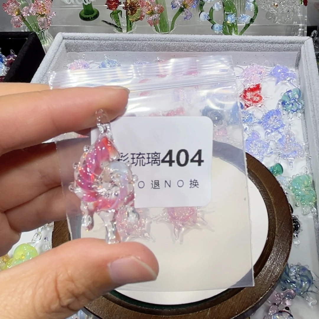 惠***格玻璃颈饰404雨滴螺一个