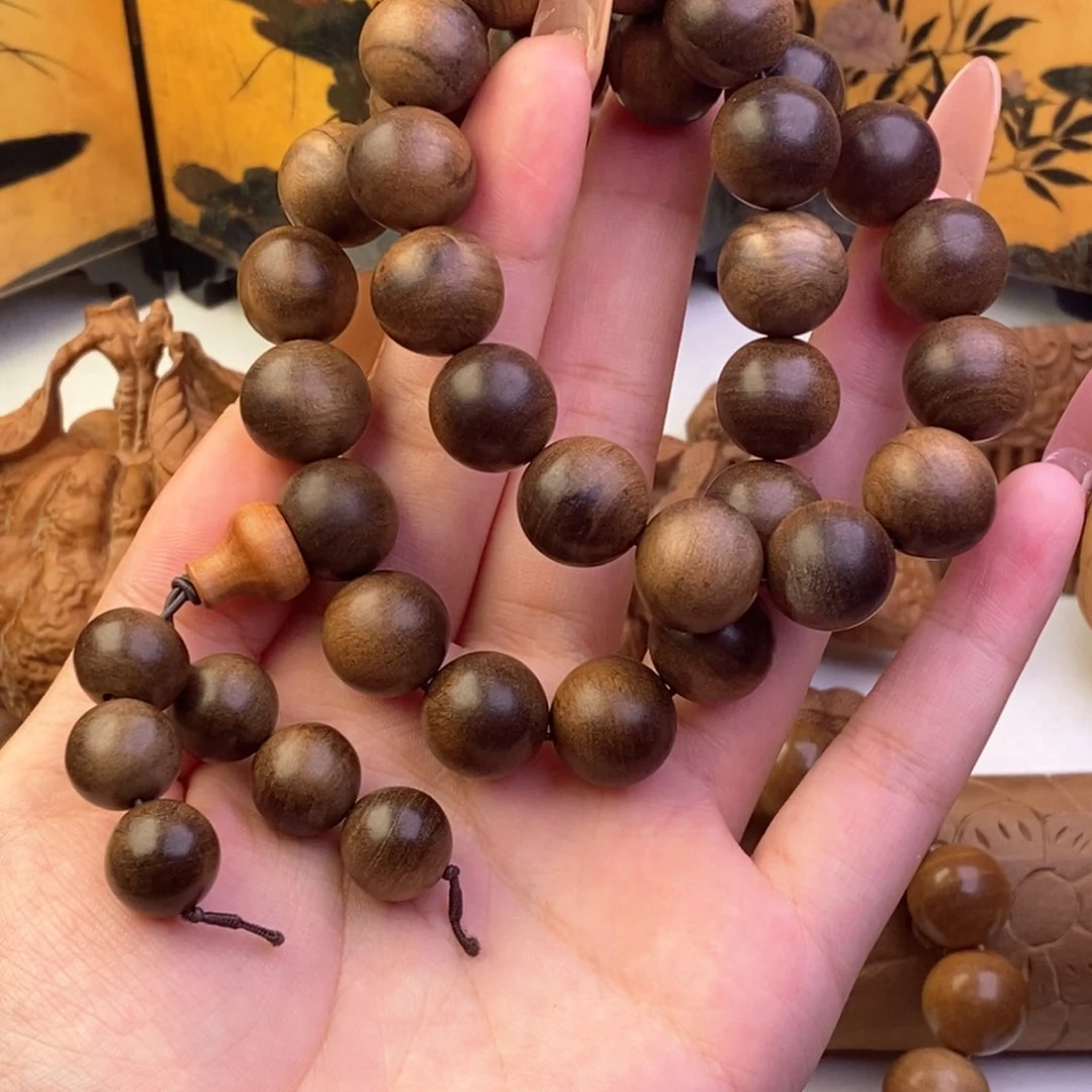 檀香木手串/手链奶香1.5手持瑕疵
