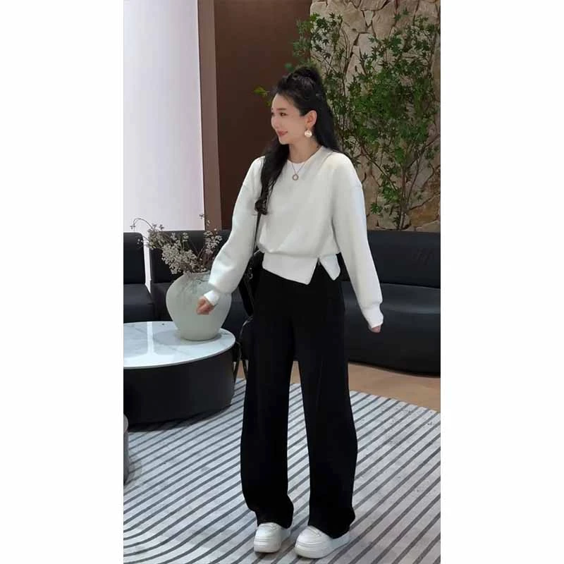 巨好看的拉链长袖卫衣女2025新款时尚洋气小个子套头上衣