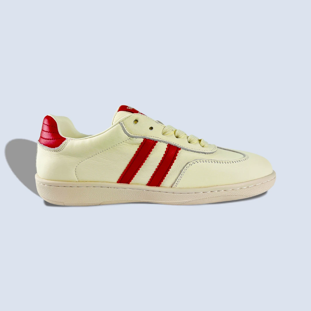 真皮头层牛皮男女同款情侣时尚百搭运动休闲小白鞋平底板鞋德训鞋