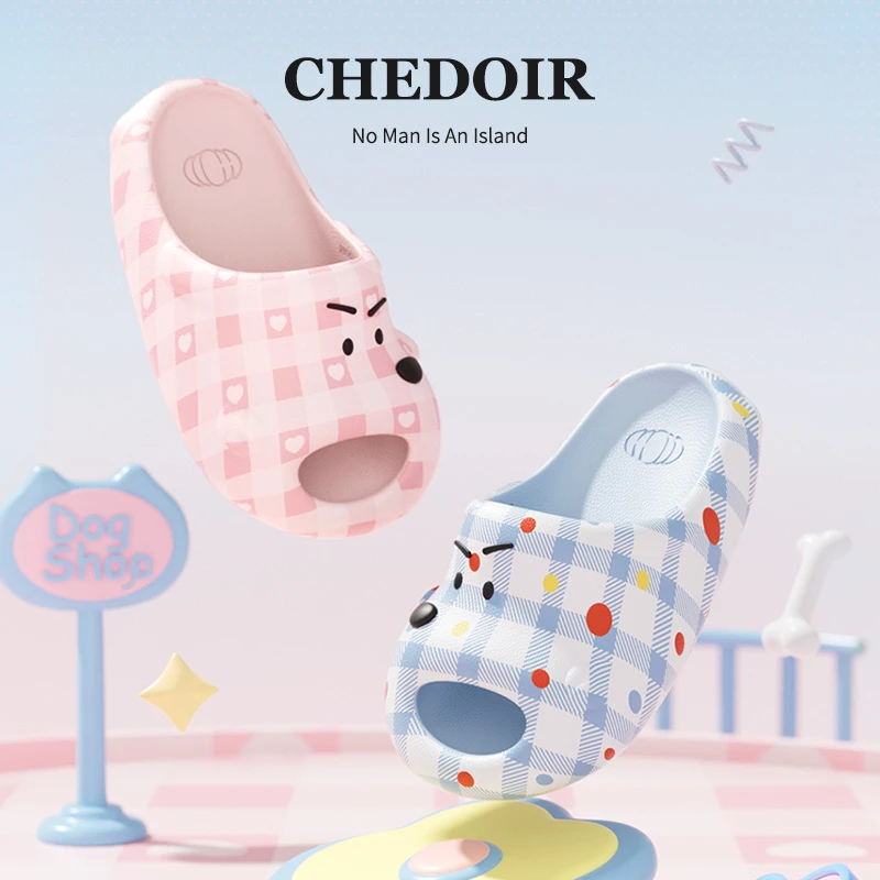 chedoir拖鞋女夏季可爱印花小狗ins居家室内洗澡2025新款可外穿