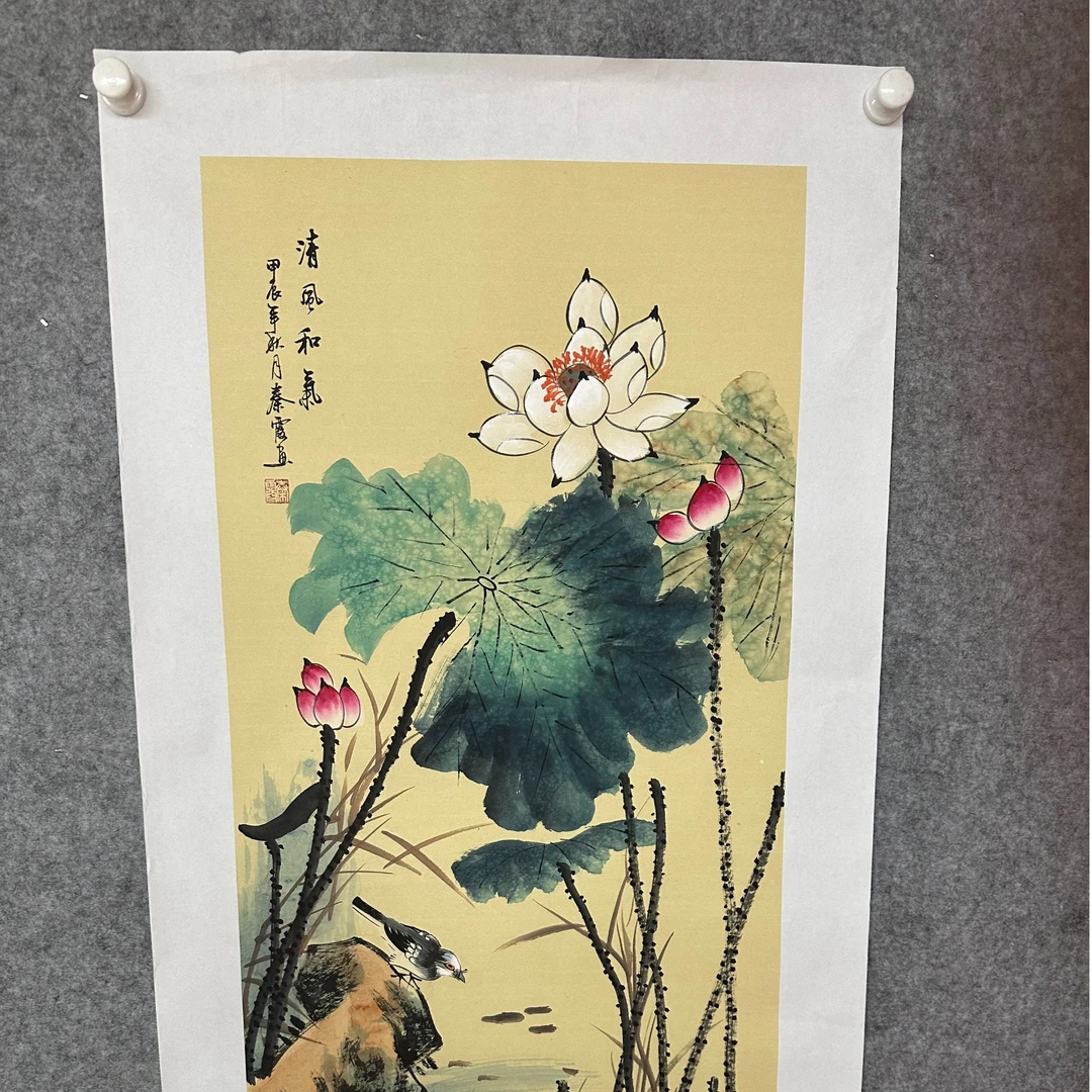 秦霞  国画  收藏品