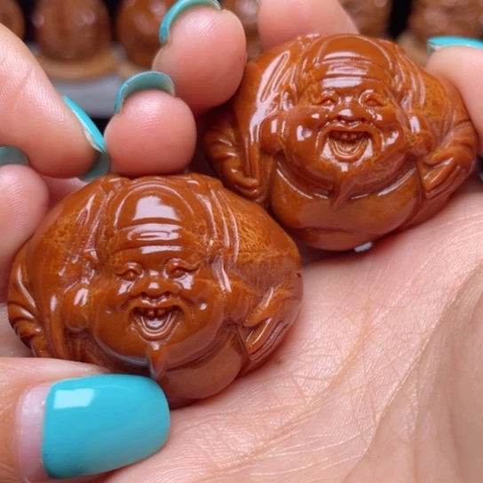 吊坠橄榄核横财手球3.3