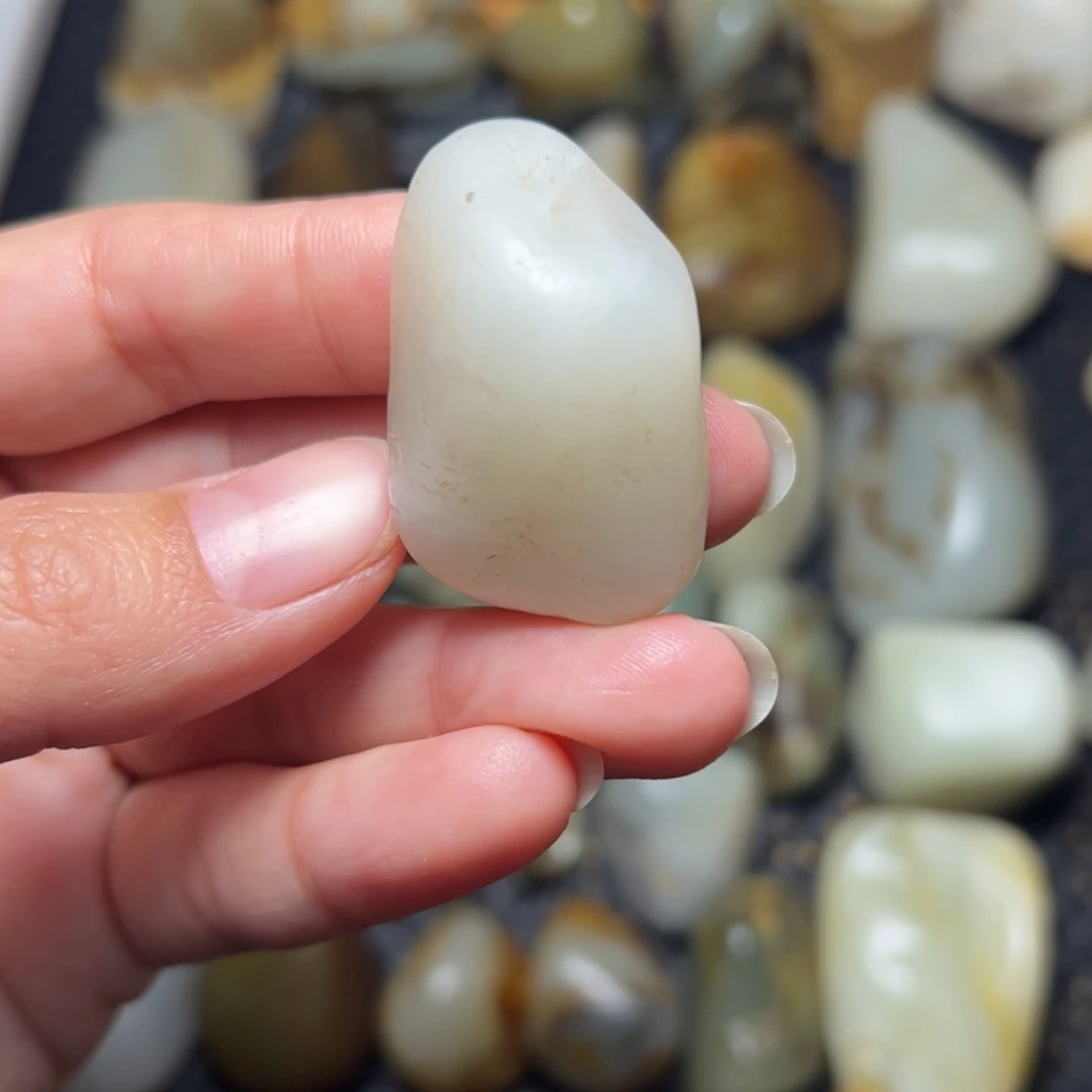 和田玉未镶嵌挂件A71