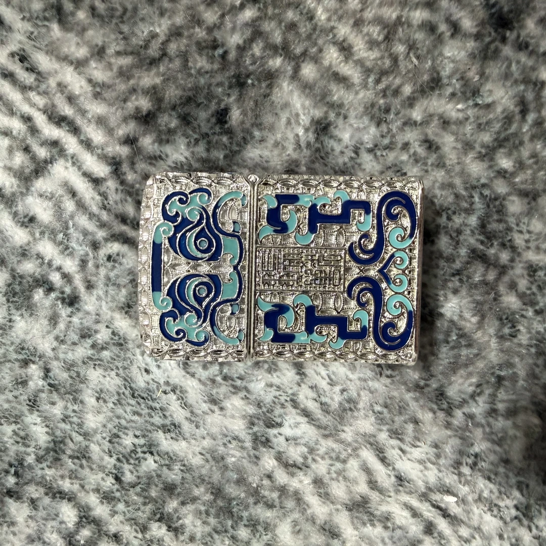 瑞兽祥瑞银色打火机