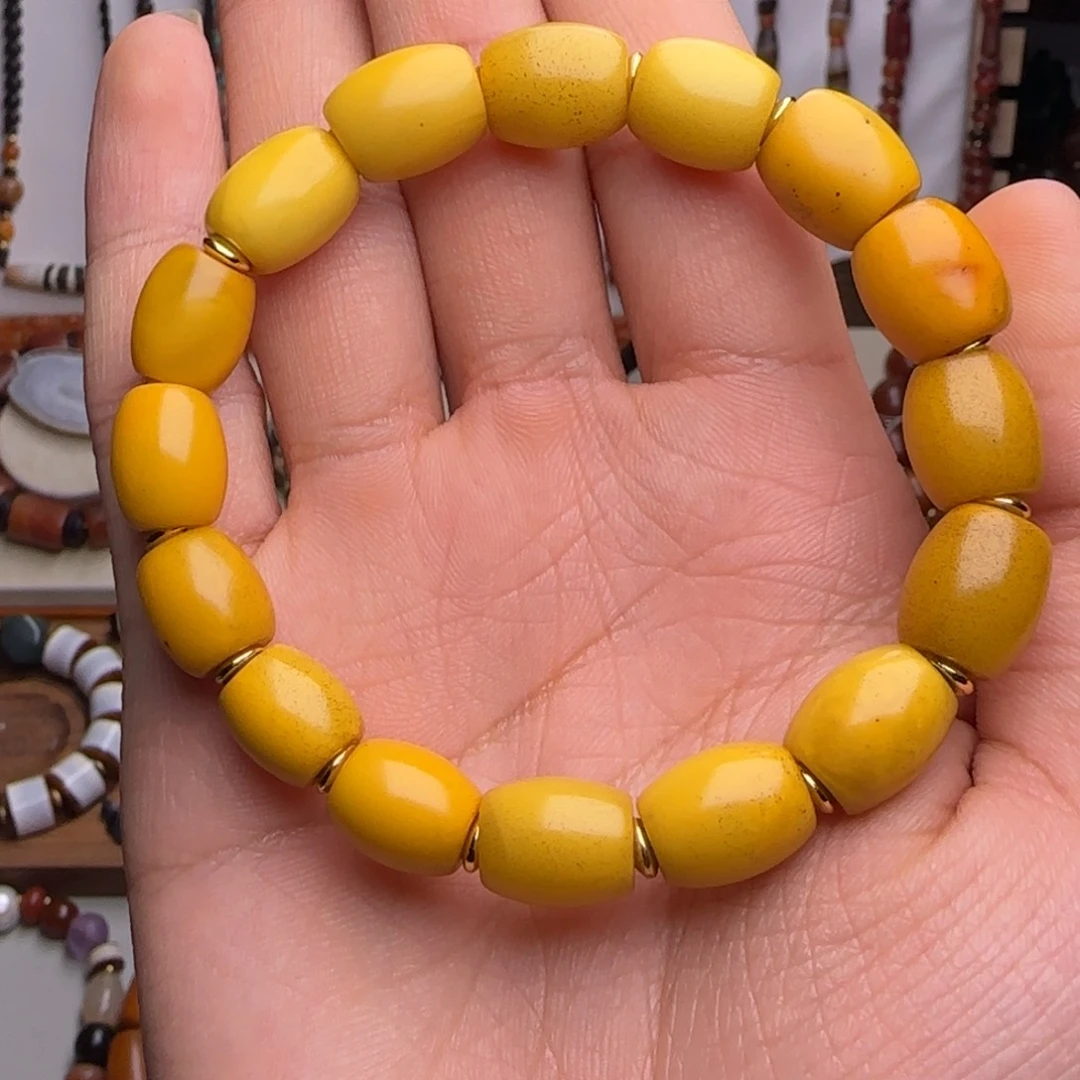 蜜蜡手链未镶嵌vbhghhhhggggg