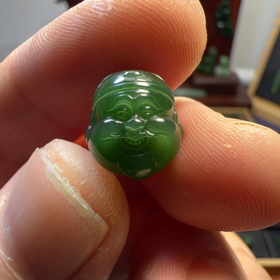 和田玉（碧玉）颈饰未镶嵌福*