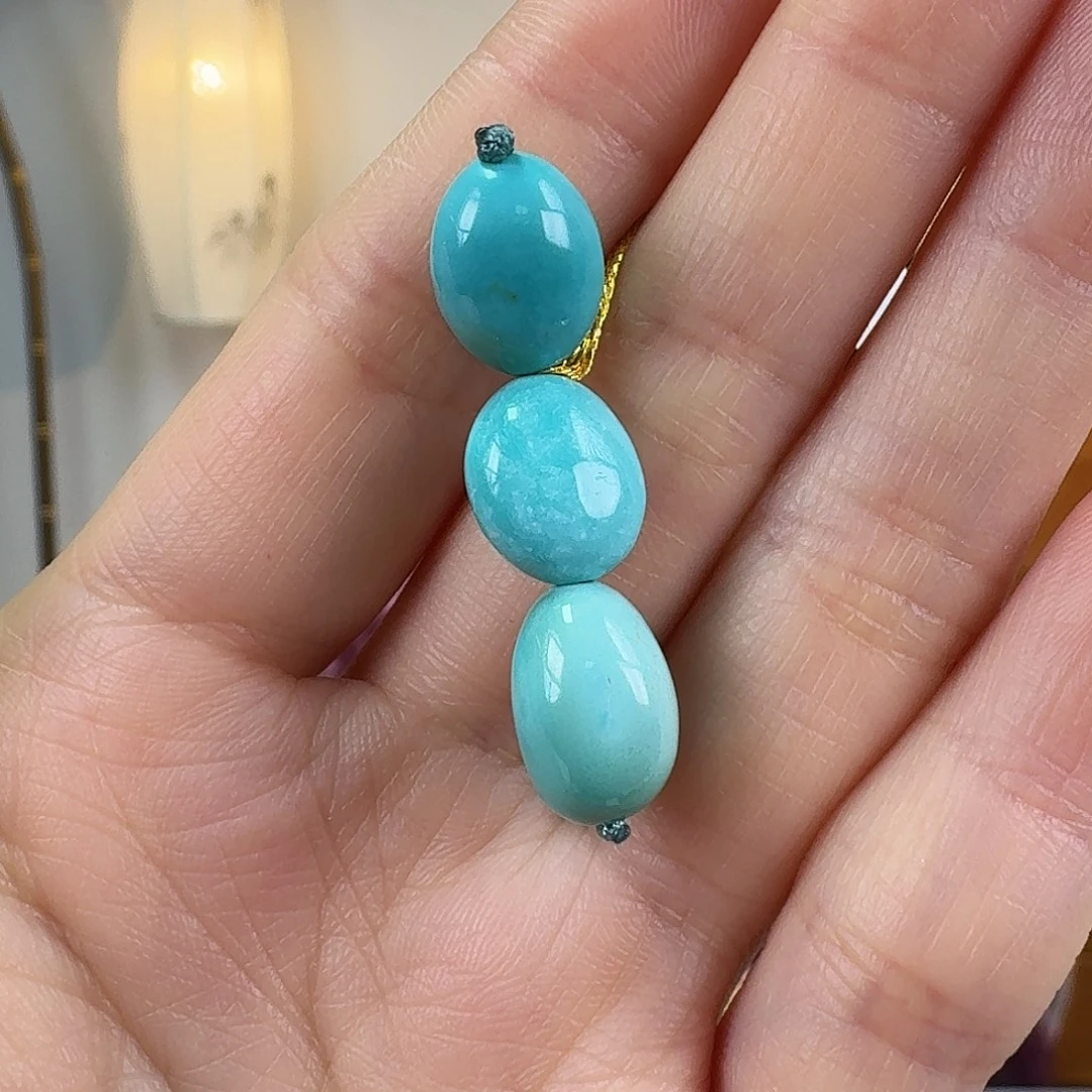 绿松石未镶嵌挂件