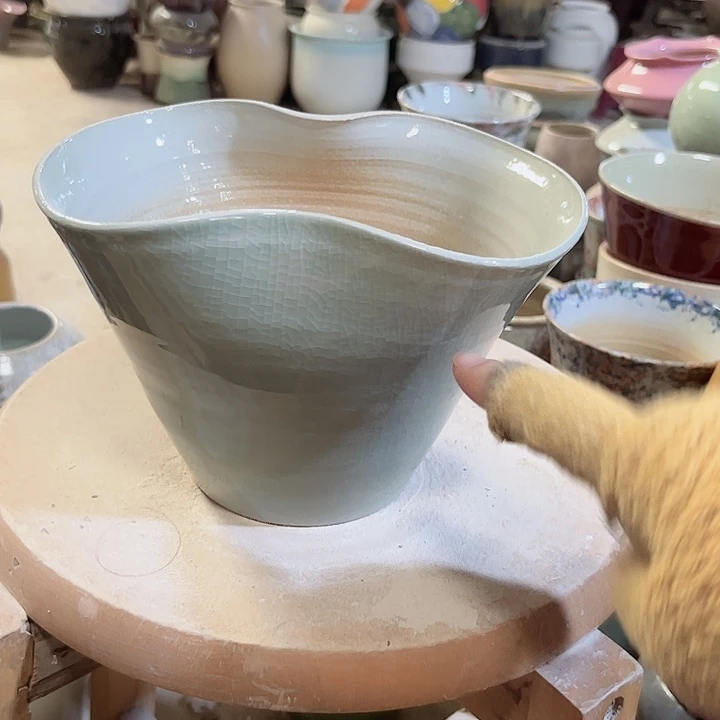 瓶口18高14 景德镇陶瓷学院满29包邮瑕