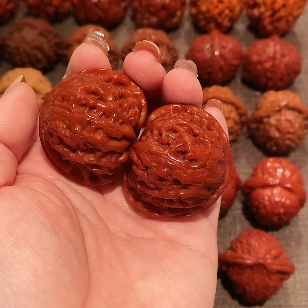 文玩核桃吊坠38（超玉化）精品宫灯