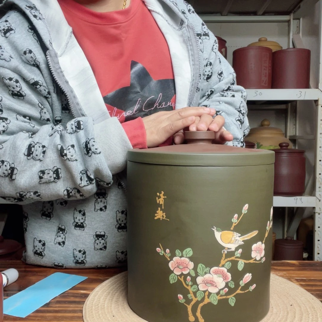 紫砂茶叶罐今天晚上