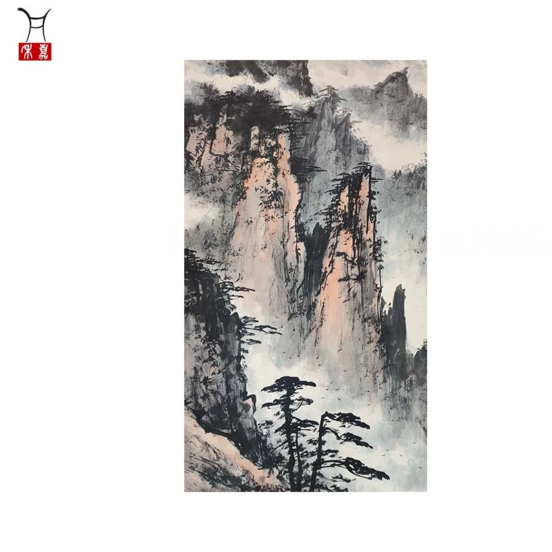 L1004黄山立轴66x138/8.2平尺