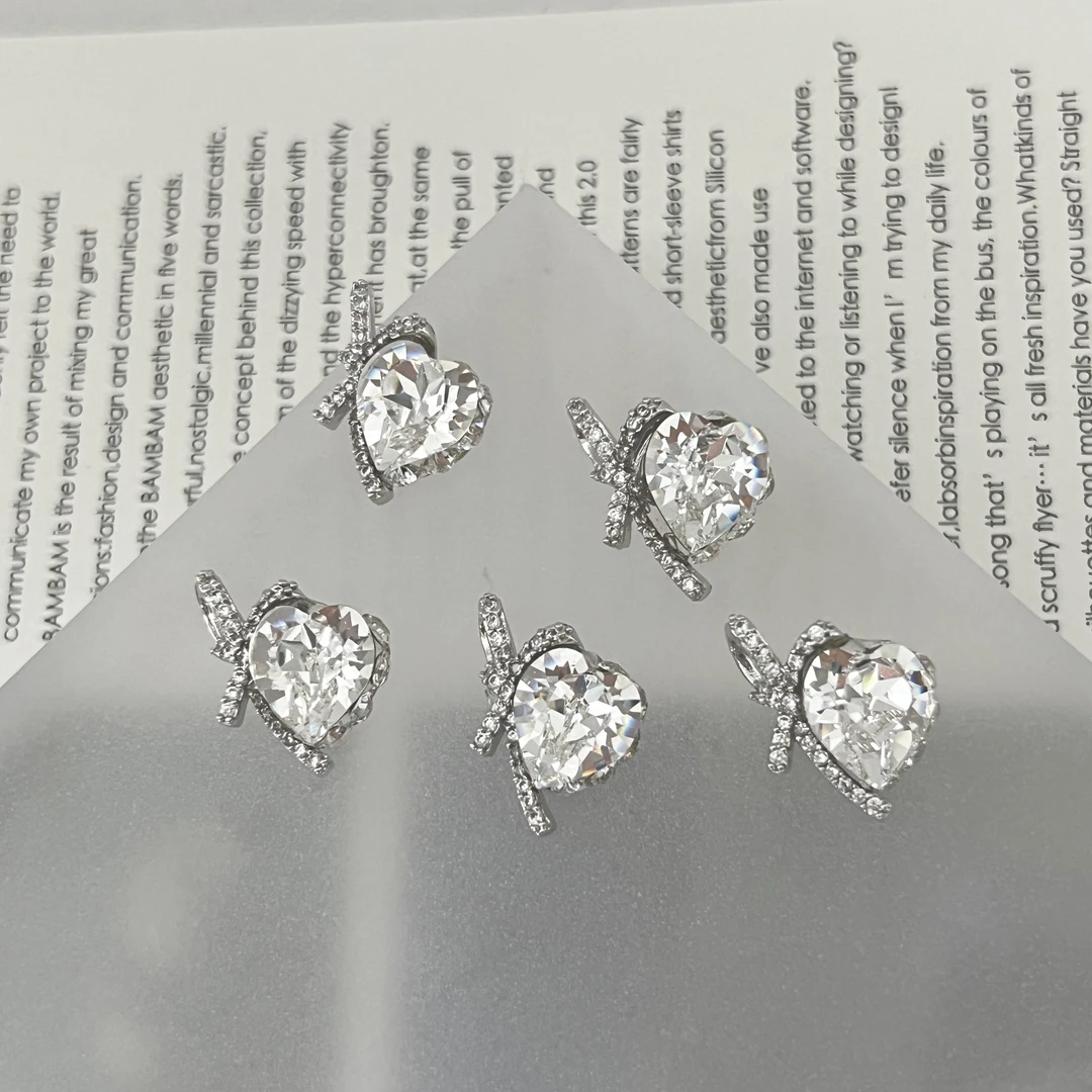 美甲钻饰品正品华子成品堆堆钻4884爱心8.8*8手工堆钻高品质超闪