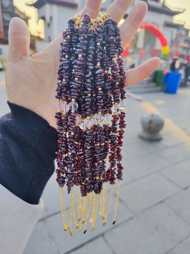 石榴石手串开年大红大紫手串