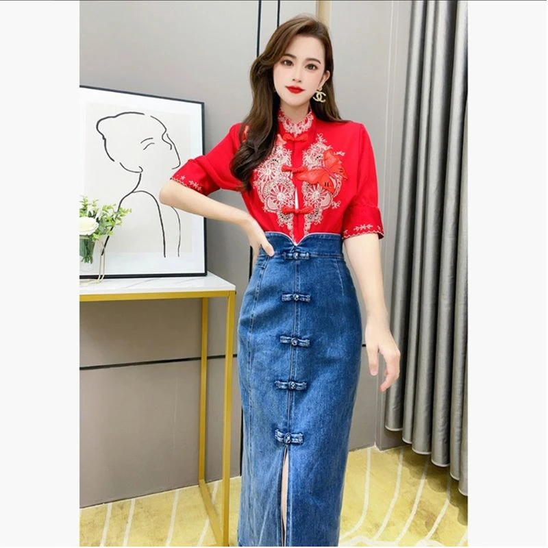 芙娜妮轻奢2024新款夏季高级气质潮时尚网红名媛女装F2212301B