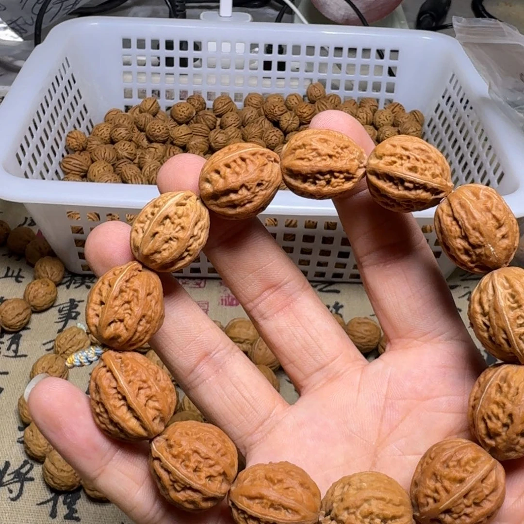 核桃手串/手链挚**澄八棱手串