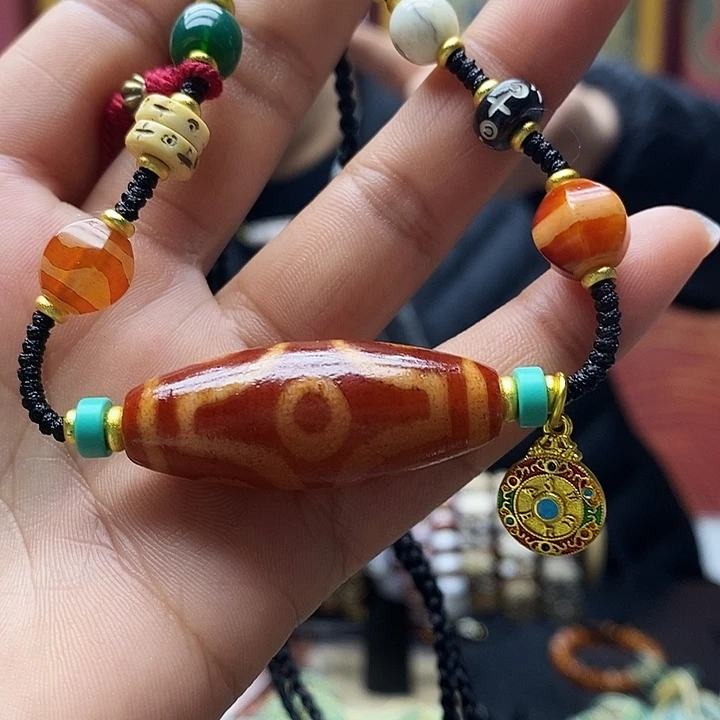 玛瑙/玉髓合金颈饰