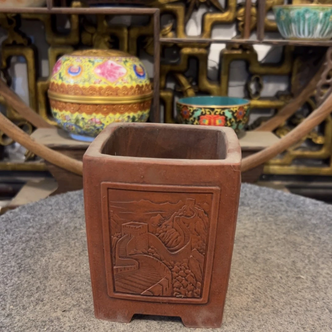 碟小**子精品紫砂老货收藏