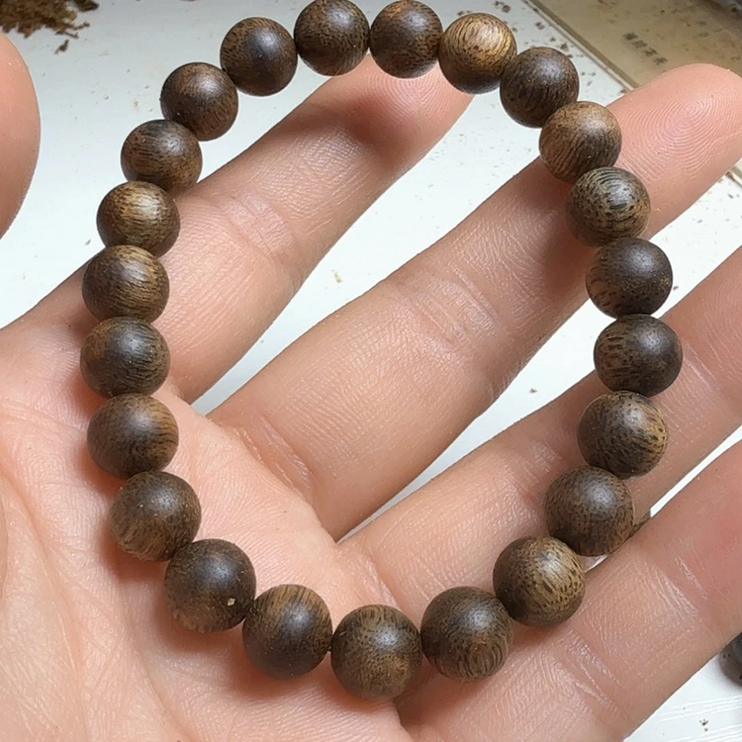 手串沉香乌身0.8规格5克+999沉