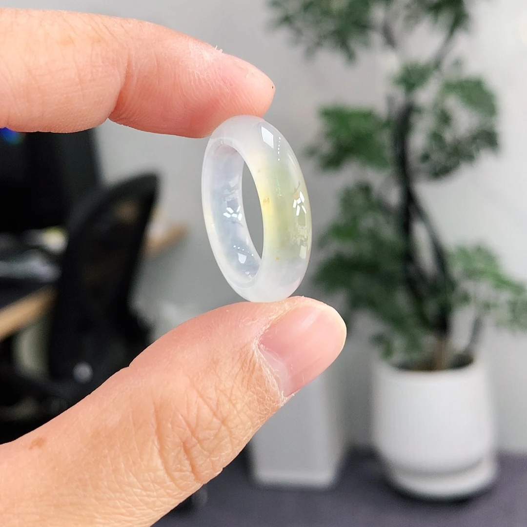 翡翠未镶嵌戒指13-14号