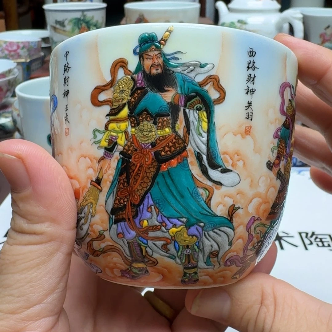 景德镇手工手绘展示