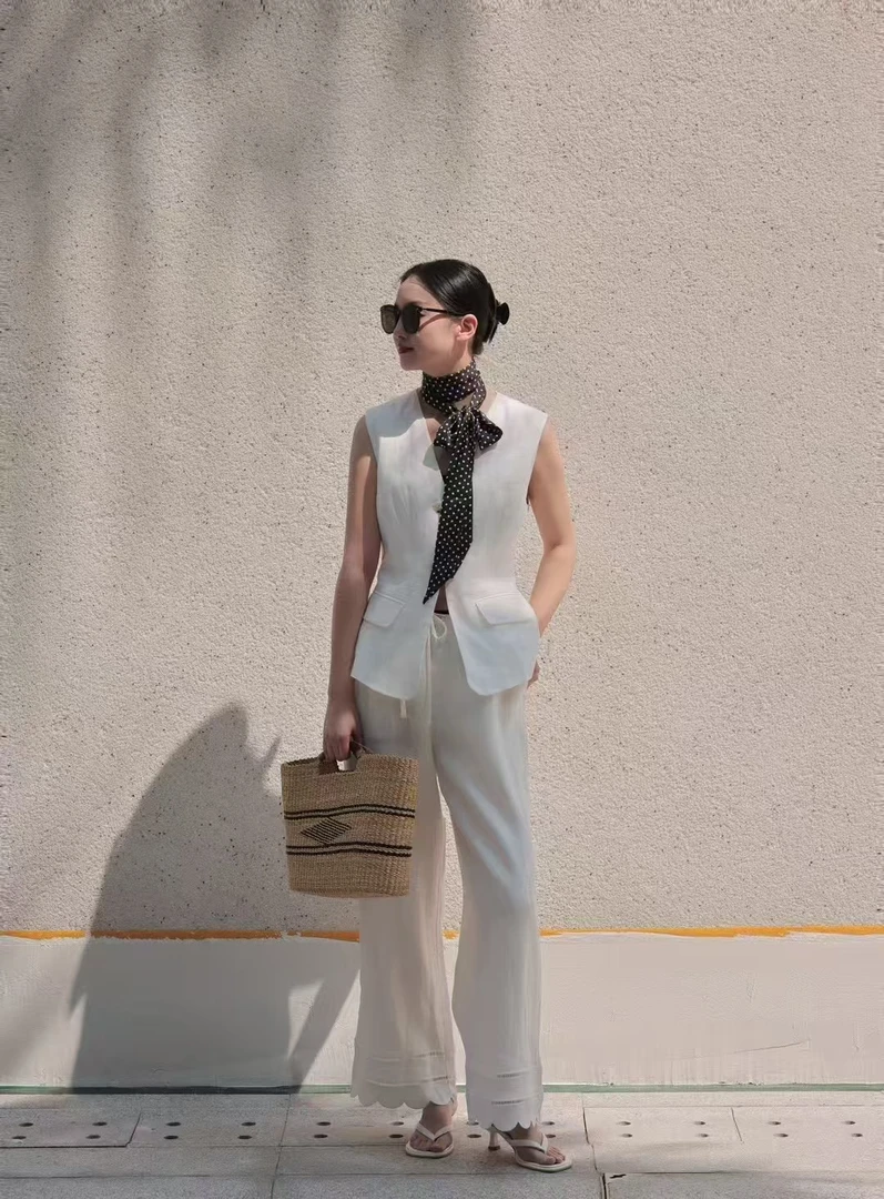 【将军工厂店】气质优雅时尚手工制花麻料套装251503/251505